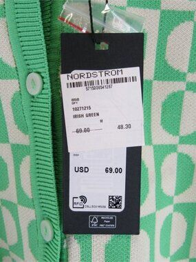 Vero Moda Green Women's Sweater. NWT. Cardigan Sweater. Medium